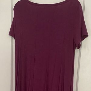 Seamed Knit Maxi Dress